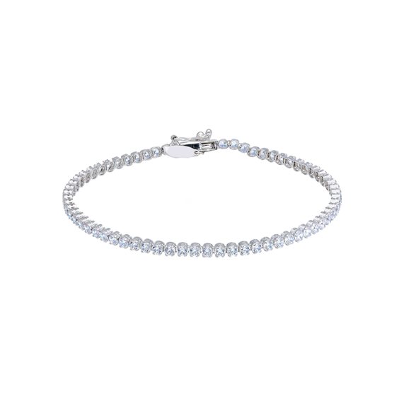 Bracciale Gioielleria Dossena  Donna in Oro bianco Zircone BROR-18-253 - BROR-18-253